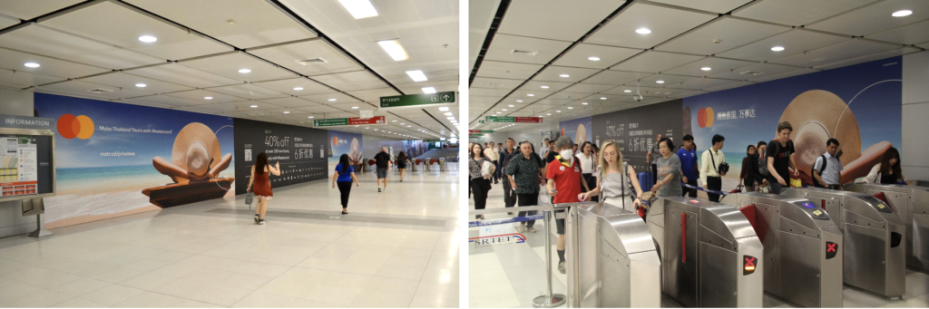 Tayland açık hava reklam ajansı - tam kapsama - OOH, LED, billboard, havalimanı, otobüs, tren, havalimanları, metro, bina kaplama/jumbo