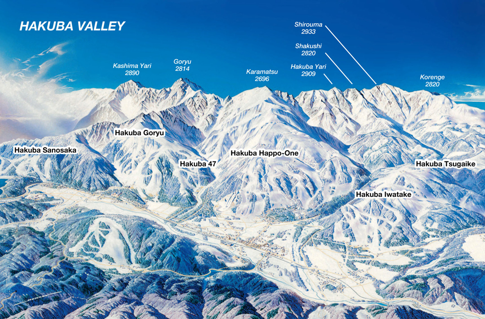 Hakuba Valley ski resorts advertising
