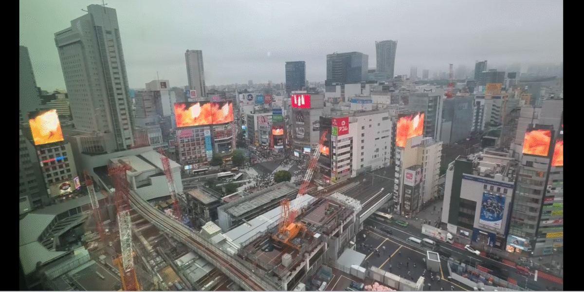 14 synchronization set at Shibuya crossing